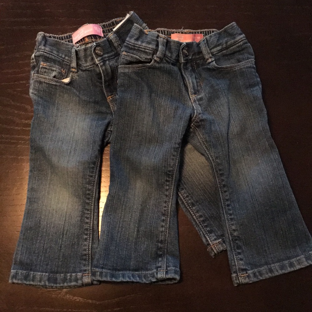 EUC lot of Old Navy baby girl denim, 12-18mos